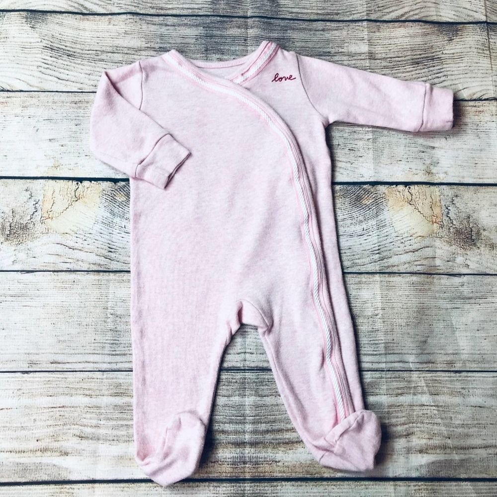 ED By Ellen DeGeneres 6m pink footie